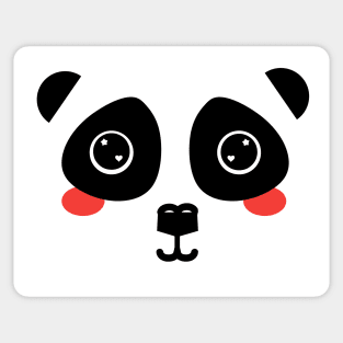 Panda Face Sticker